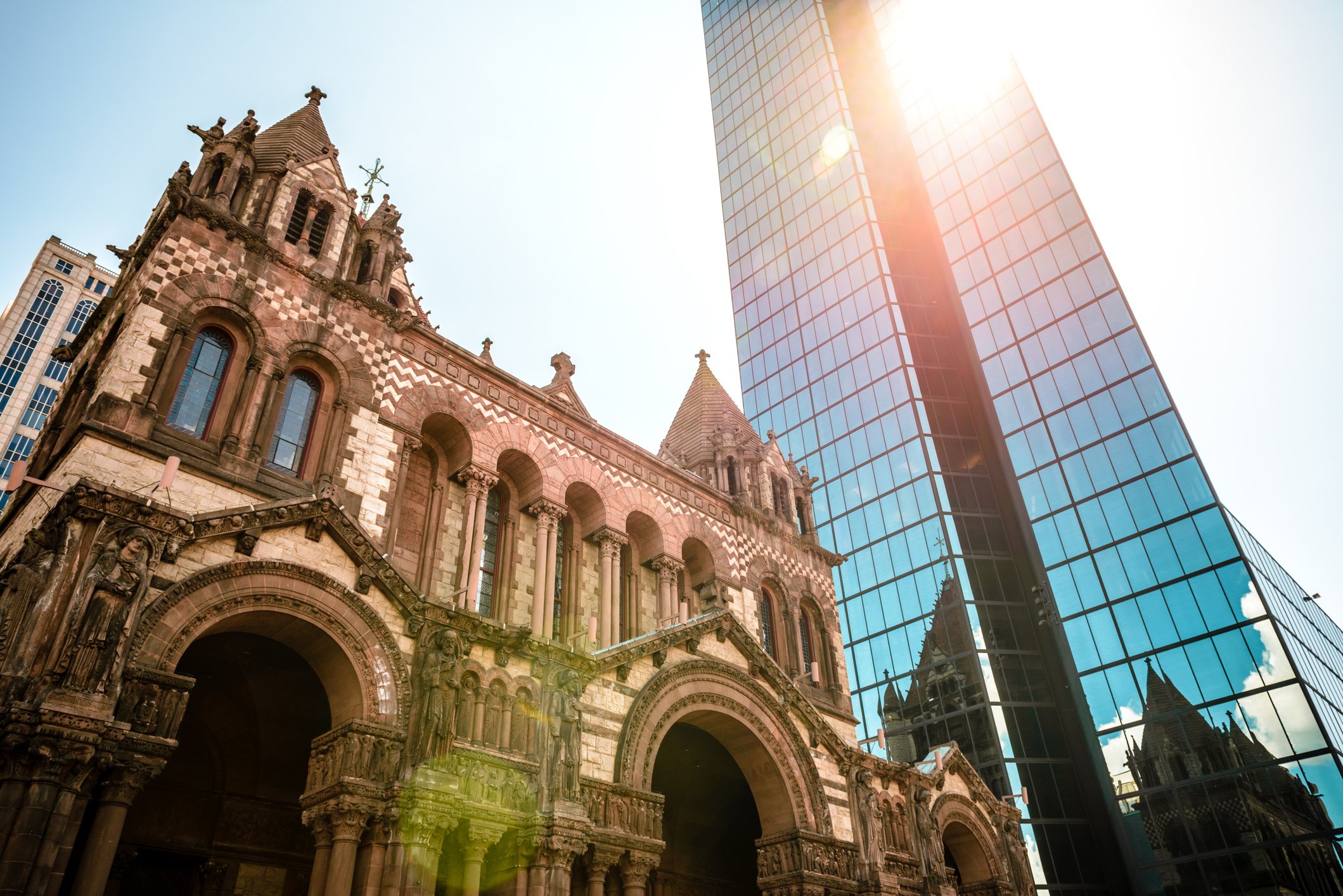 Image of Trinity Church in Boston.